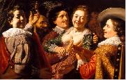 LIEVENS, Jan Allegory of the Five Senses Germany oil painting artist